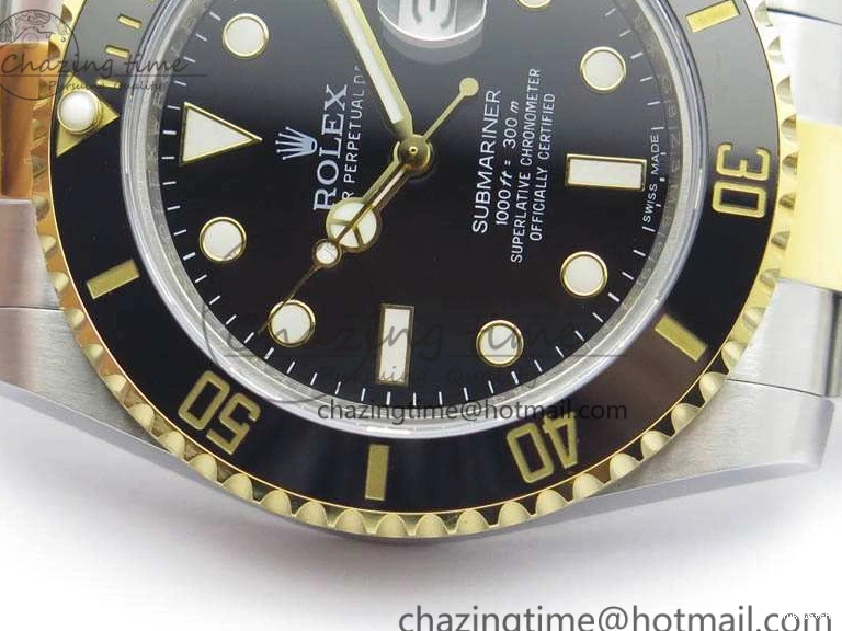 YG 116613LN Noob On Submariner SS Black V5 A2836 Bracelet Dial Edition 1:1 Best 0403